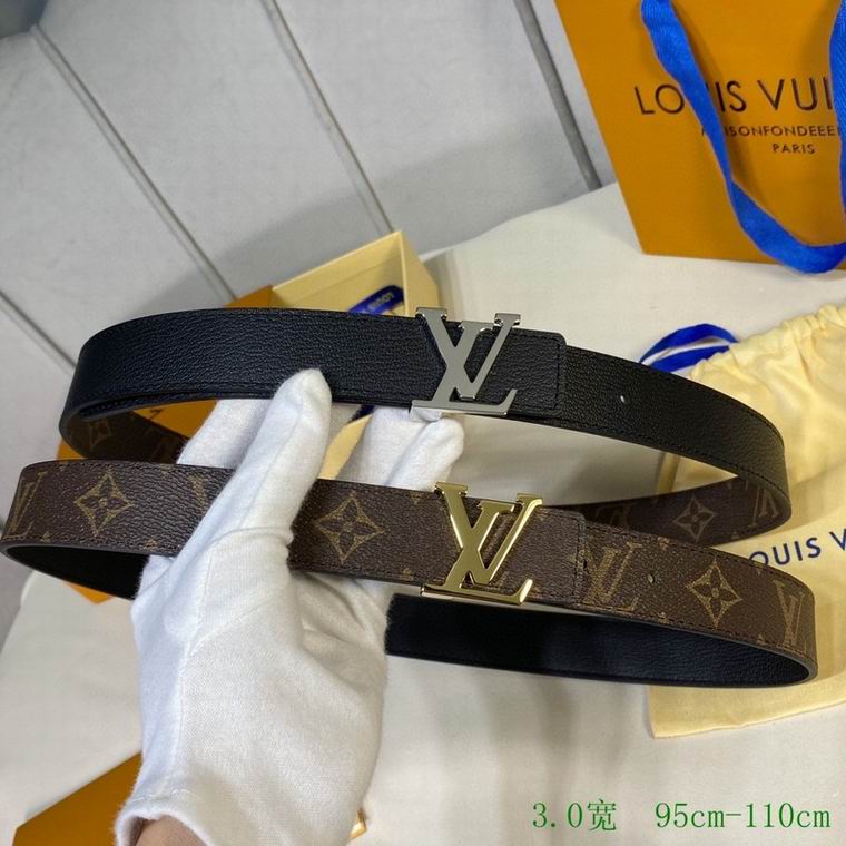 LV Belt 30mmX95-110cm 7D78