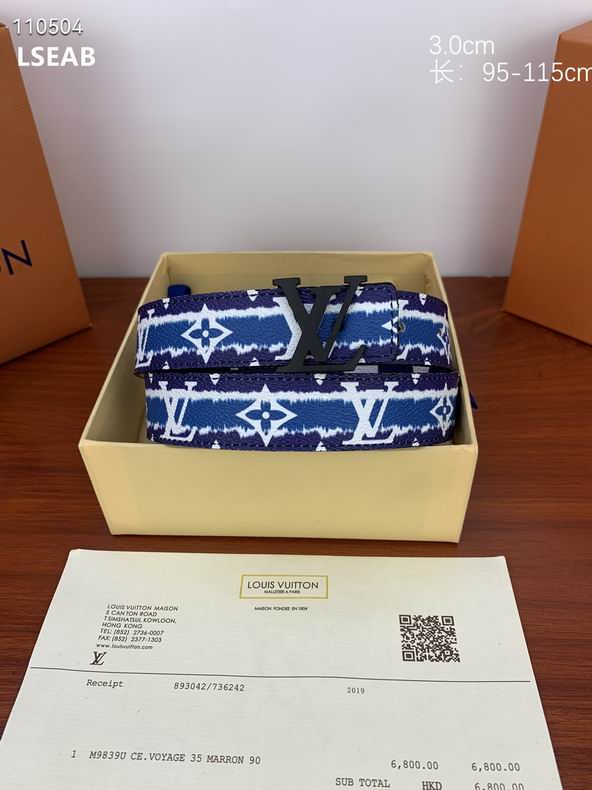 LV Belt 30mmX95-115cm 8L02