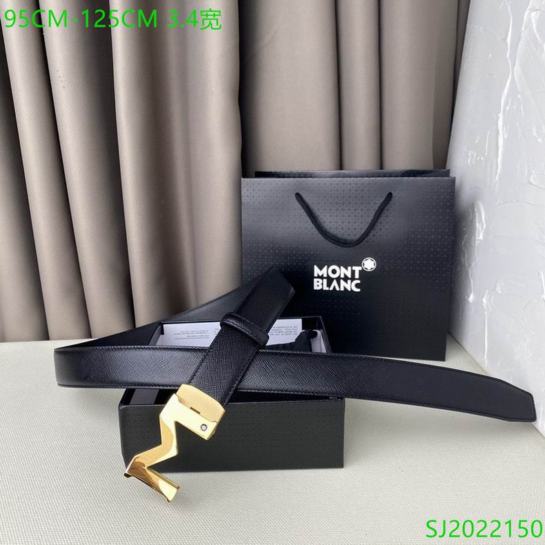 Montblanc Belt 34mmX95-125CM 7D26