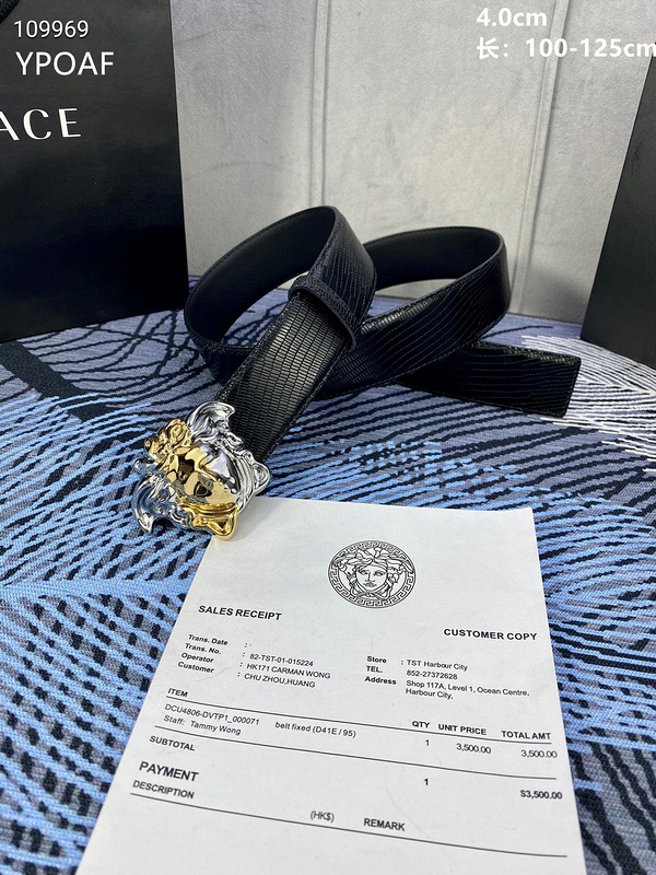 Versace Belt 40mmX100-125cm 8L22